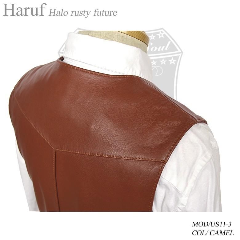 Haruf レザーベスト ベスト メンズ 本革 ジレ 革ベスト Haruf レザーベスト ベスト メンズ 本革 ジレ 革ベスト