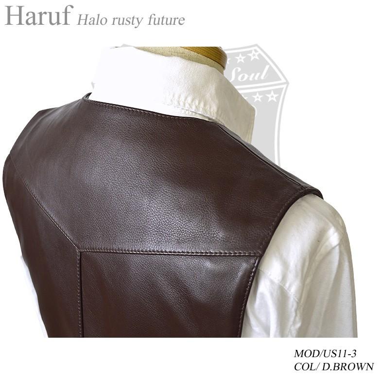 Haruf レザーベスト ベスト メンズ 本革 ジレ 革ベスト 皮 Haruf レザーベスト ベスト メンズ 本革 ジレ 革ベスト 皮