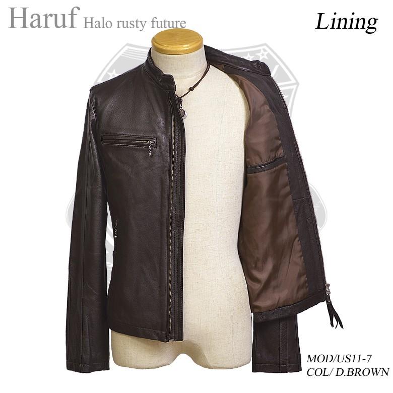 Haruf（ハルフ） ライダースジャケット レザージャケット メンズ 本革