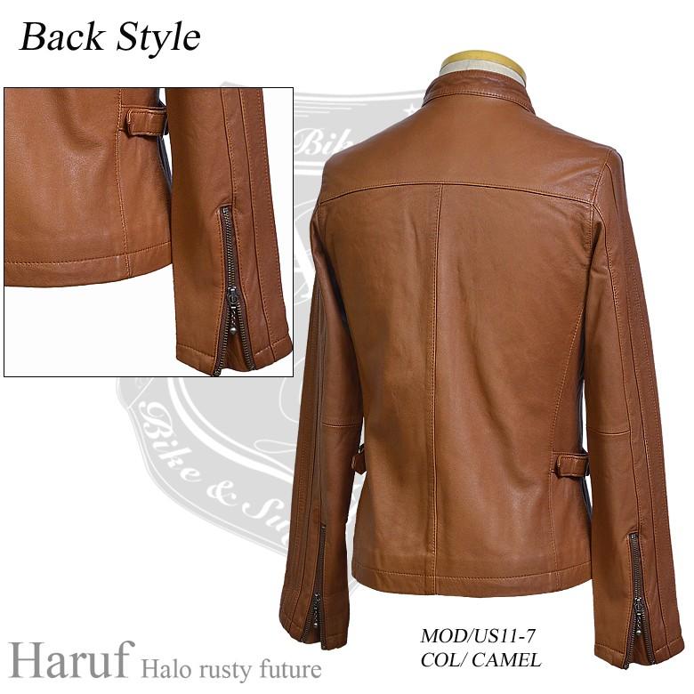 Haruf（ハルフ） 革ジャン レザージャケット メンズ 本革 ライダース