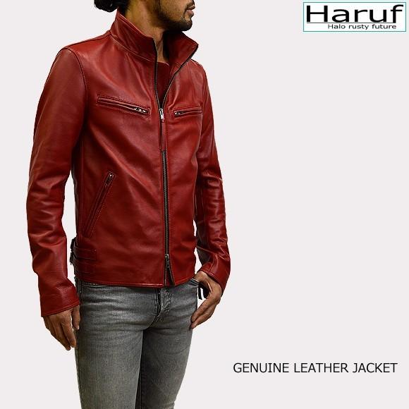 Haruf（ハルフ） ライダースジャケット レザージャケット 革ジャン