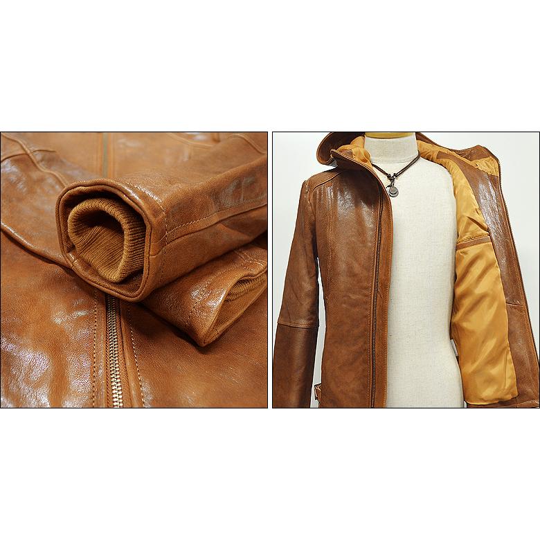 Haruf（ハルフ） レザージャケット 革ジャン ライダースジャケット