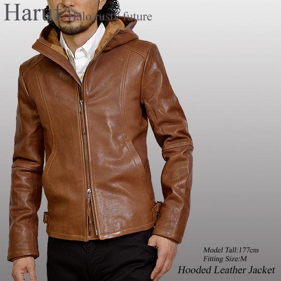 Haruf（ハルフ） レザージャケット 革ジャン ライダースジャケット