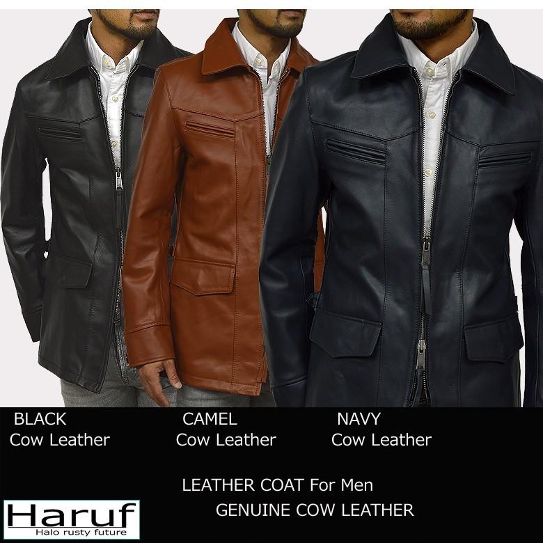 Haruf レザージャケット レザーコート メンズ 本革 ライダース Haruf レザージャケット レザーコート メンズ 本革 ライダース