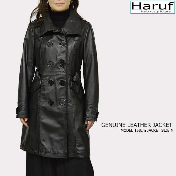 Haruf レザーコート レザージャケット レディース 本革 レザー Haruf レザーコート レザージャケット レディース 本革 レザー