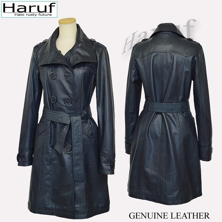 Haruf レザーコート レザージャケット レディース 本革 レザー Haruf レザーコート レザージャケット レディース 本革 レザー
