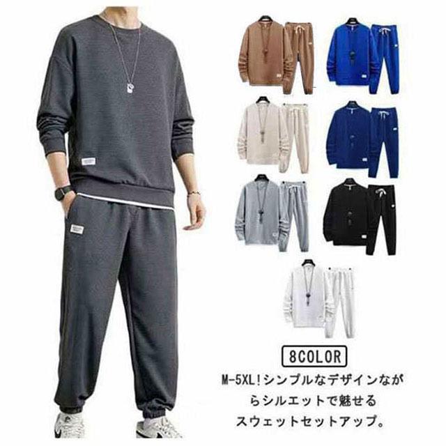 スウェット セットアップ メンズ スウェットパンツ 長袖tシャツ スウェット セットアップ メンズ スウェットパンツ 長袖tシャツ