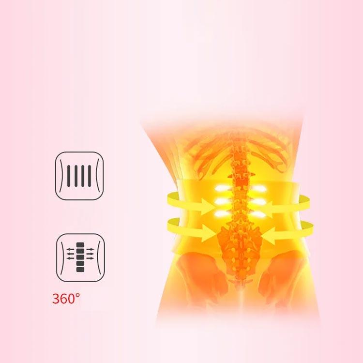 腰サポーター 発熱ベルト 腹巻き 磁石入り 28個磁石 発熱 サポーター 腰痛ベルト 脱着簡単 面ファスナー マジックテープ サイズ調節 軽量 柔らか｜haruha-shop｜05