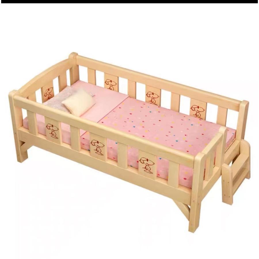 子供ベッド 赤ちゃん 階段 木製 木製 天然木 シングルベッド おしゃれ 子供部屋 一人暮らし 出産祝い 入学式 プレゼント サイズ選択可能 柵付き  その他寝具、ベビーベッド
