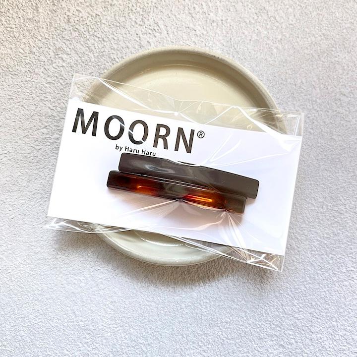 MOORN（モーン） バレッタ 小さめ 2個セット XSサイズ 5.4cm ミニ