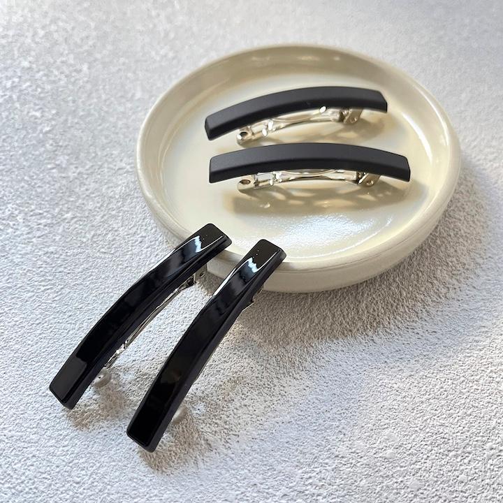 MOORN（モーン） バレッタ 小さめ 2個セット XSサイズ 5.4cm ミニ