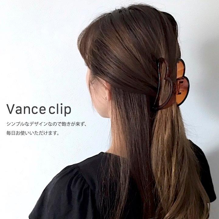 バンスクリップ ハート型 バンス ヘアアクセサリー ヘアクリップ 髪 