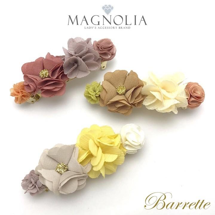 バレッタ 花 フラワー かわいい 可愛い 花モチーフ ヘアアクセサリー Mm Ba Haruharu Yahoo ショップ 通販 Yahoo ショッピング