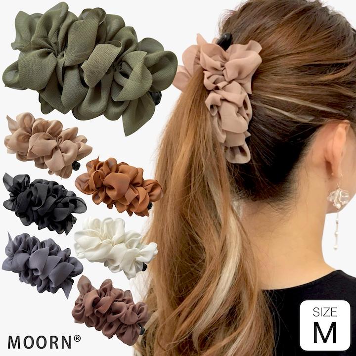 MOORN（モーン） バナナクリップ 大人 可愛い シンプル リボン お洒落