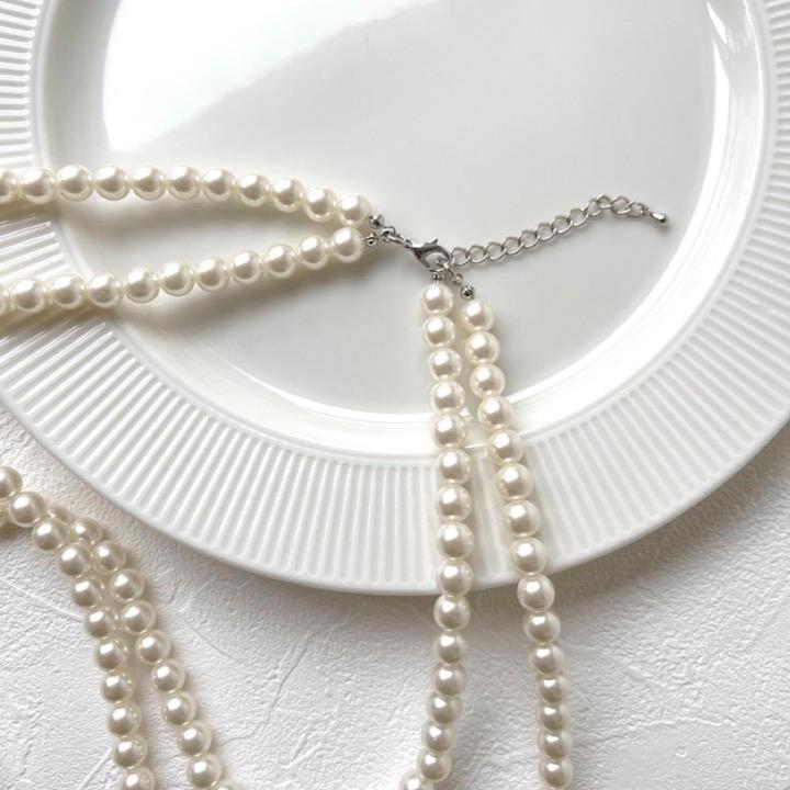 パールネックレス 88cm パール 2連 ロング ネックレス パールネックレス 88cm パール 2連 ロング ネックレス