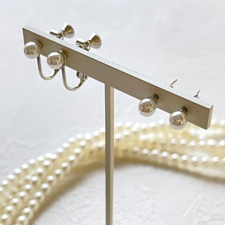 5mm パール ピアス イヤリング 冠婚葬祭 パールイヤリング パール 