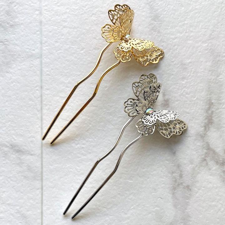 かんざし 蝶々 簪 髪飾り 和装 ヘアアクセサリー キラキラ 着物 かんざし 蝶々 簪 髪飾り 和装 ヘアアクセサリー キラキラ 着物