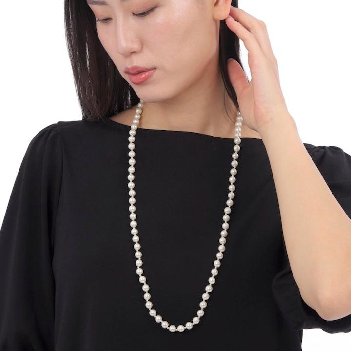 パール ネックレス Y字 8mmパール 85cm ロングネックレス ロング パール ネックレス Y字 8mmパール 85cm ロングネックレス ロング