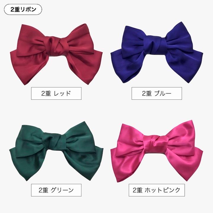 リボン バレッタ ヘアクリップ 20カラー ビッグリボン サテン リボン バレッタ ヘアクリップ 20カラー ビッグリボン サテン