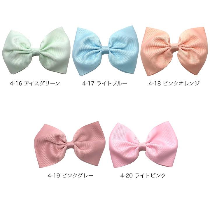 ヘアクリップ リボン クリップ シンプル キッズ 子供 髪留め