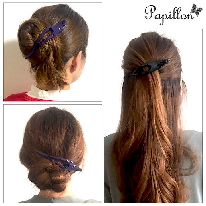 ヘアクリップ シンプル 髪留め サイド バンスクリップ ヘア 