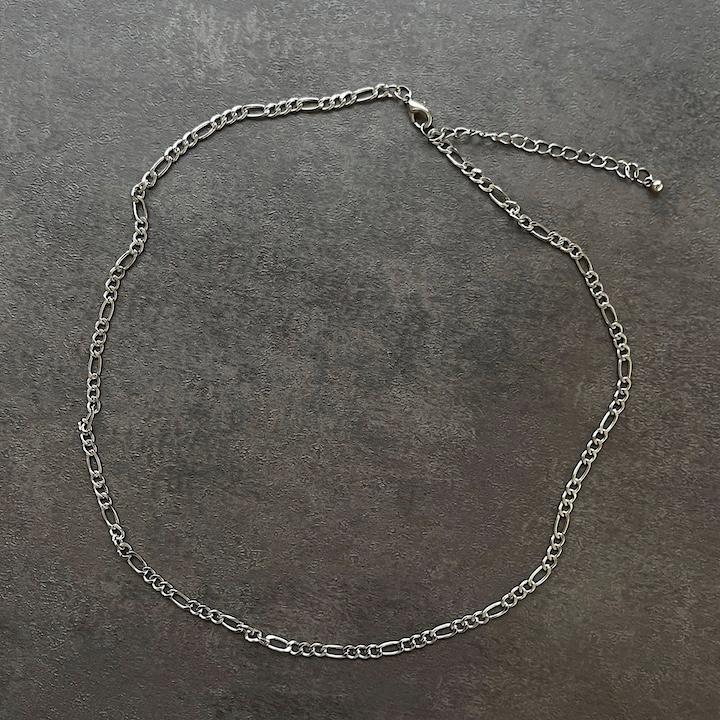 925 銀メンズネックレス シンプルチェーン 美品 Magine ネックレス SILVER 925 スターリング シルバー フィガロ