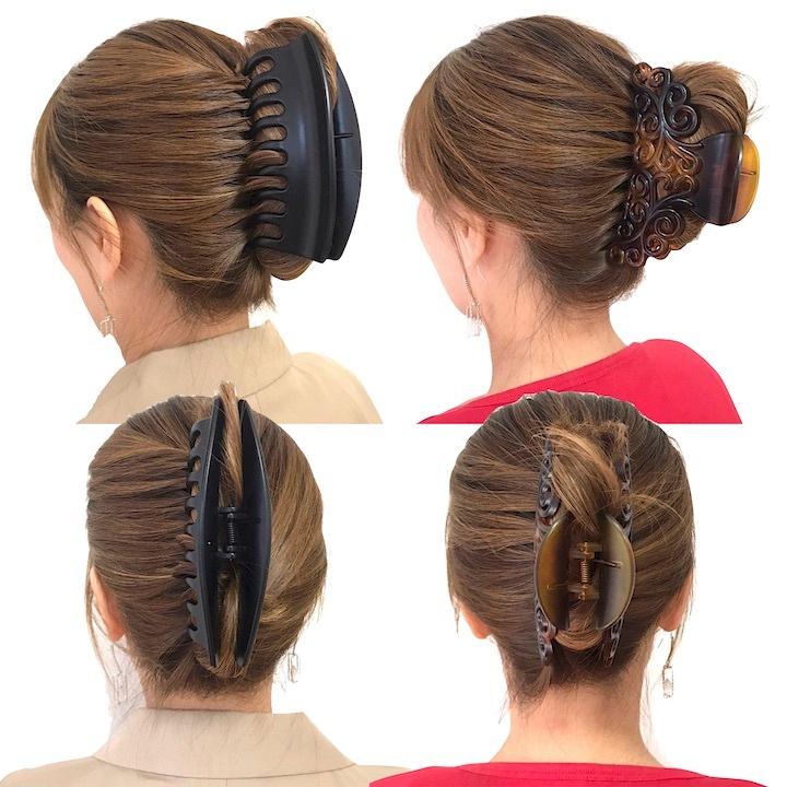 バンスクリップ 大きい 大きめ ヘアクリップ 特大 14cm超 最大級