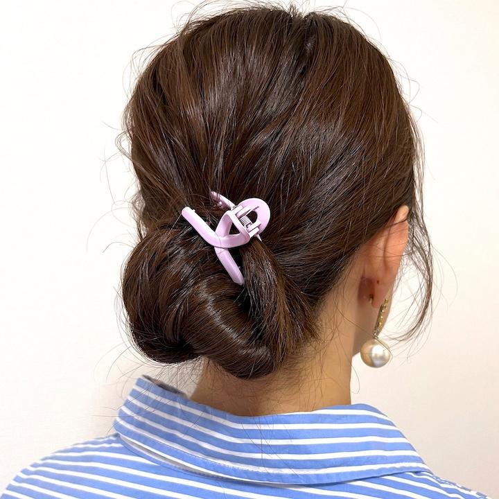 MOORN（モーン） ヘアクリップ 小さめ 4個セット バンスクリップ ミニ