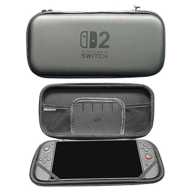 Nintendo Switch グレー 本体ニンテンドースイッチと収納ケース Nintendo Switch2 専用 スリムハードポーチ 収納ケース ハード