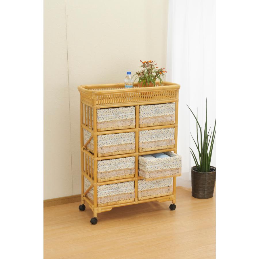 ★★廃番 今枝商店 ラタン 籐 ランドリーボックス ８引 E75-XW