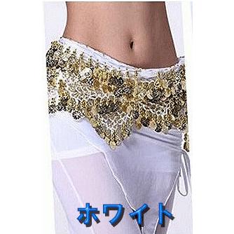 ベリーダンス ヒップスカーフ ベロア ウェーブ コイン 10色 : Costume