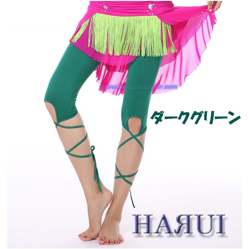 ベリーダンス・トライバルハーレムパンツカーキ色