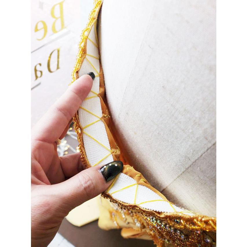 準備中 新入荷 ベリーダンス エジプト製 衣装 セット ゴールド