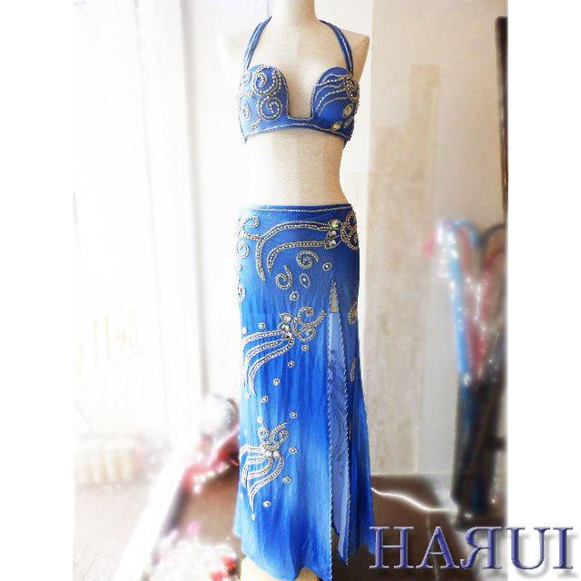 ベリーダンス エジプト製 衣装 ブラ スカート 2点セット