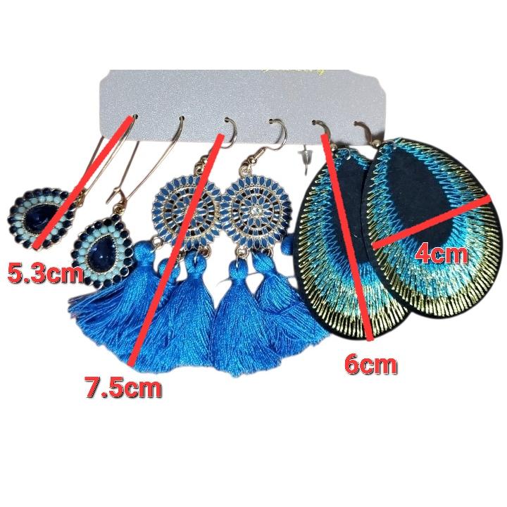 新入荷 ピアス 3点セット 8種 ベリーダンス ジプシー カジュアル |  | 06