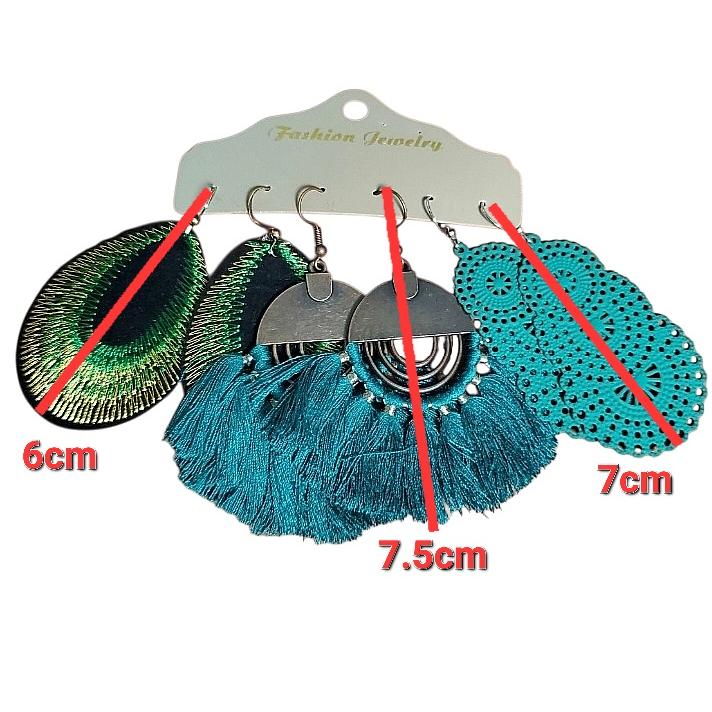 新入荷 ピアス 3点セット 8種 ベリーダンス ジプシー カジュアル |  | 08