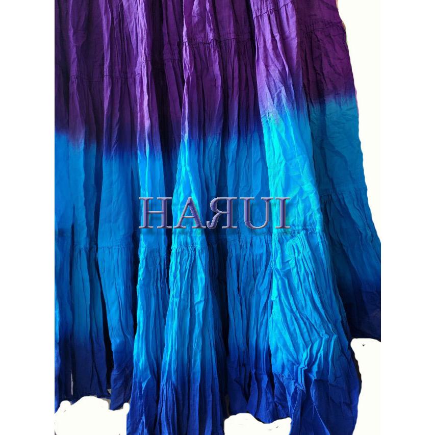 ベリーダンス　ダンス　ジプシースカート　インド製　ロングスカート　紫　パープル 新入荷 ベリーダンス ジプシー スカート 25ヤード インド製 柄