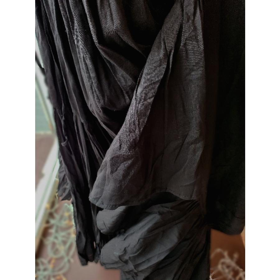 25ヤードスカート　コットン黒 25ヤードスカートD25T-5コットン(黒/ローズ/赤)（black/rose/red