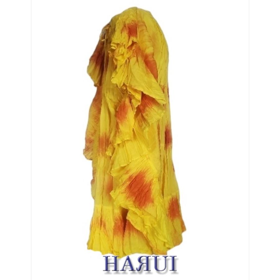 新入荷 インド製 25ヤード コットン スカート オレンジ レッ |  | 05