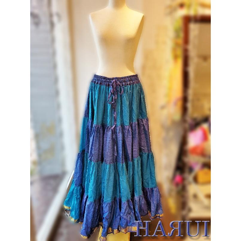 新入荷 ベリーダンス ジプシー スカート 25ヤード インド製 柄