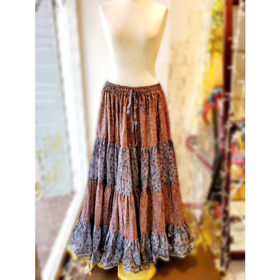 新入荷 ベリーダンス ジプシー スカート 25ヤード インド製 花柄 カーキ グレー indsa25b4bCostume Shop HARUI 通販 Yahoo!ショッピング