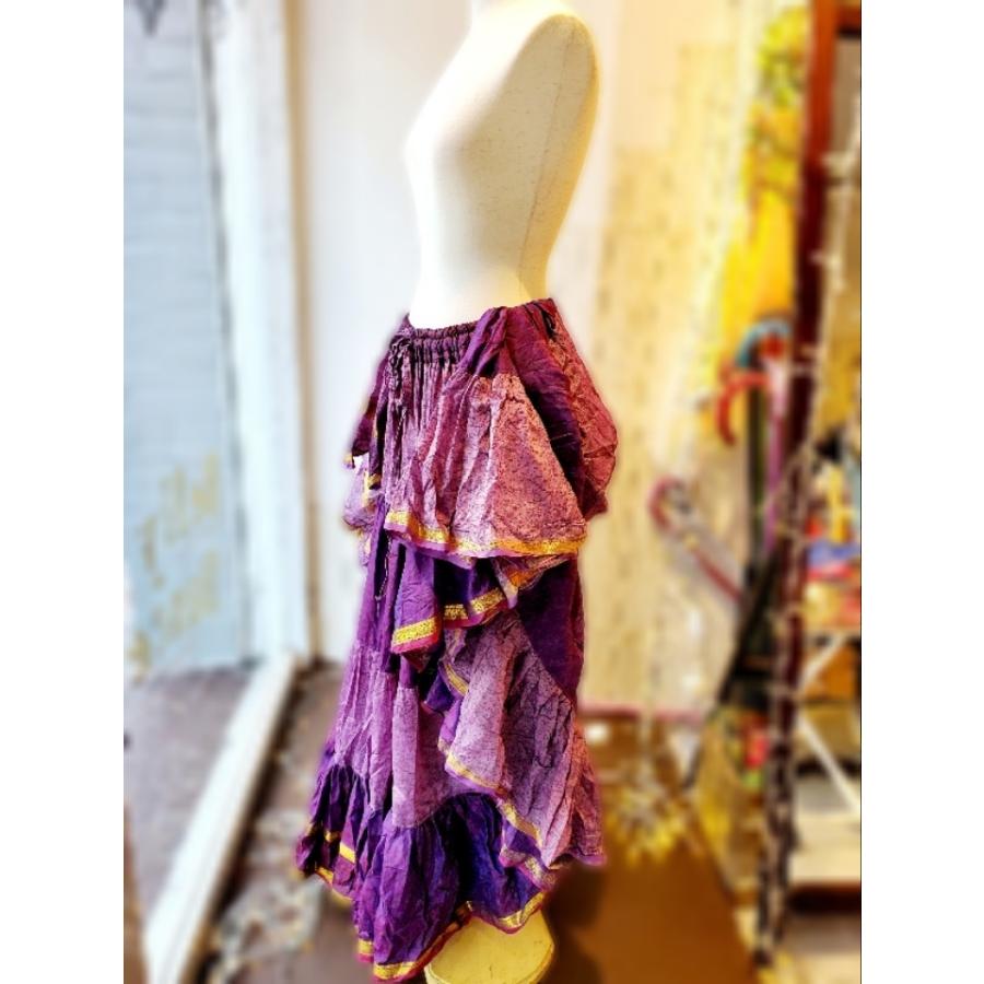 新入荷 ベリーダンス ジプシー スカート 25ヤード インド製 花柄