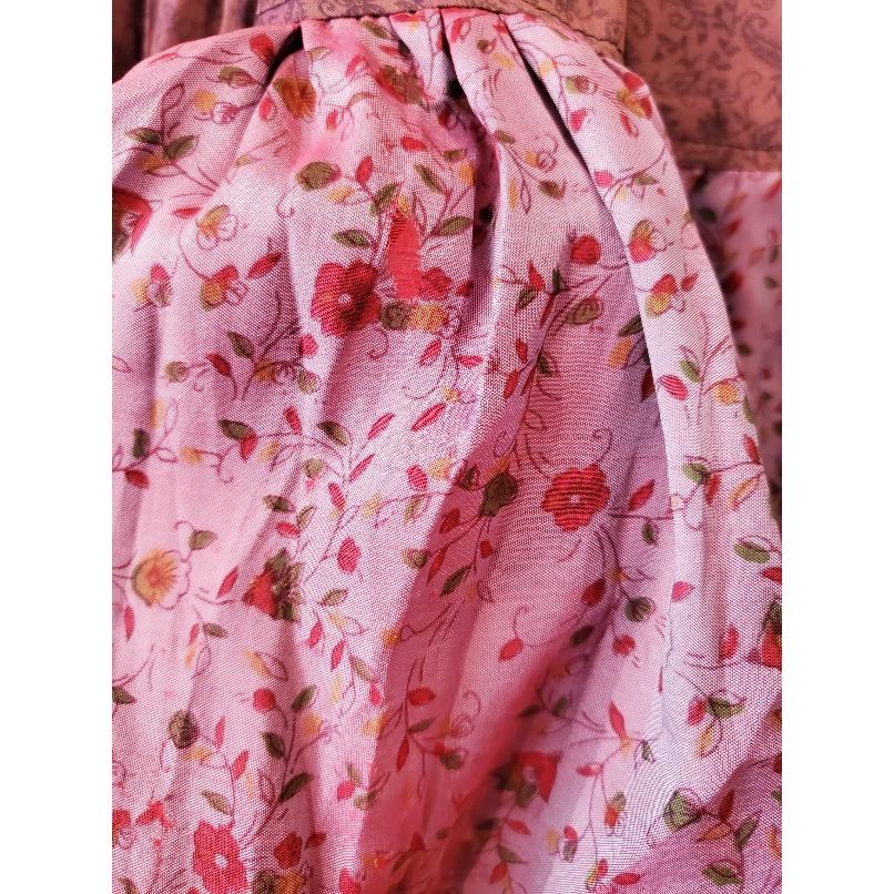 新入荷 ベリーダンス ジプシー スカート 25ヤード インド製 花柄 紫系