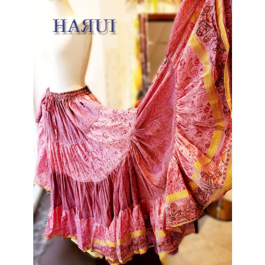 新入荷 ベリーダンス ジプシー スカート 25ヤード インド製 柄 ピンク系 indsa25d2pCostume Shop HARUI 通販 Yahoo!ショッピング