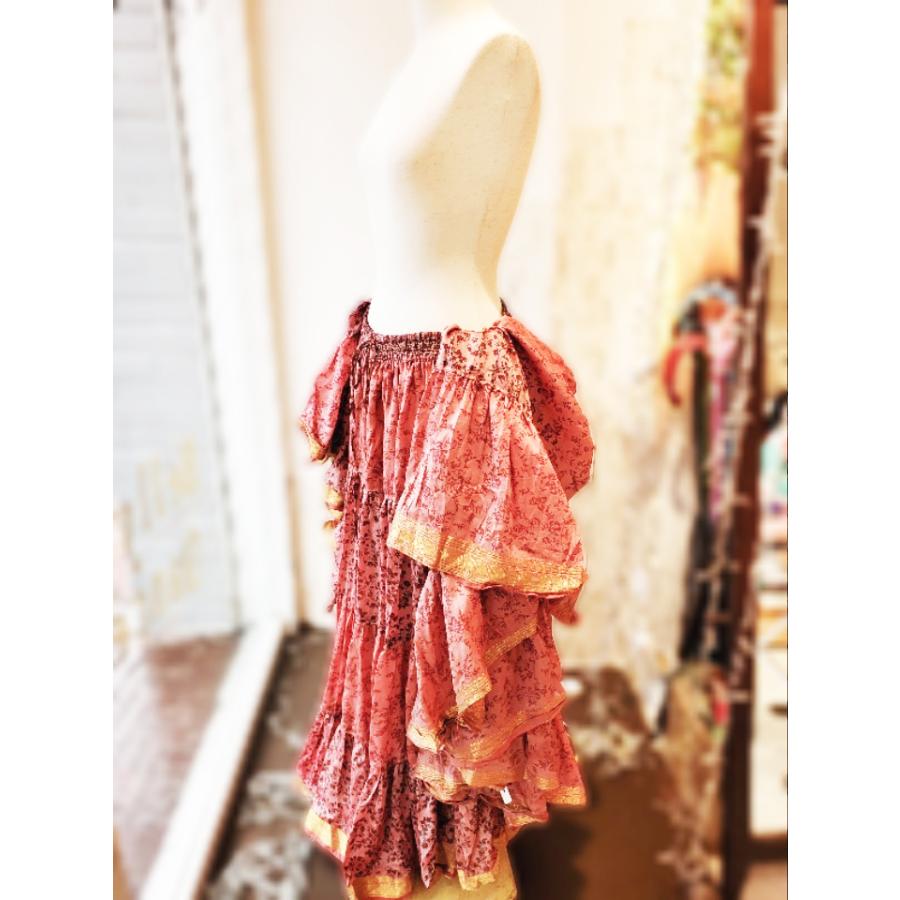 新入荷 ベリーダンス ジプシー スカート 25ヤード インド製 花柄