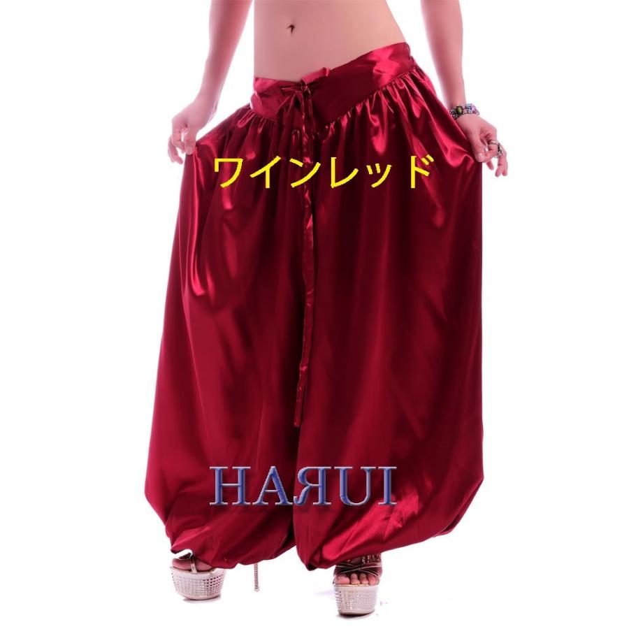 ☆金土日３日間☆お値下げSalsationハーレムパンツダークレッドＳサイズ サテン アラジン ハーレム パンツ 13色有 : Costume Shop HARUI