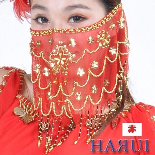 再入荷 ベリーダンス フェイスベール A 13色 : Costume Shop