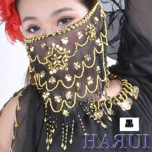 再入荷 ベリーダンス フェイスベール A 13色 : Costume Shop