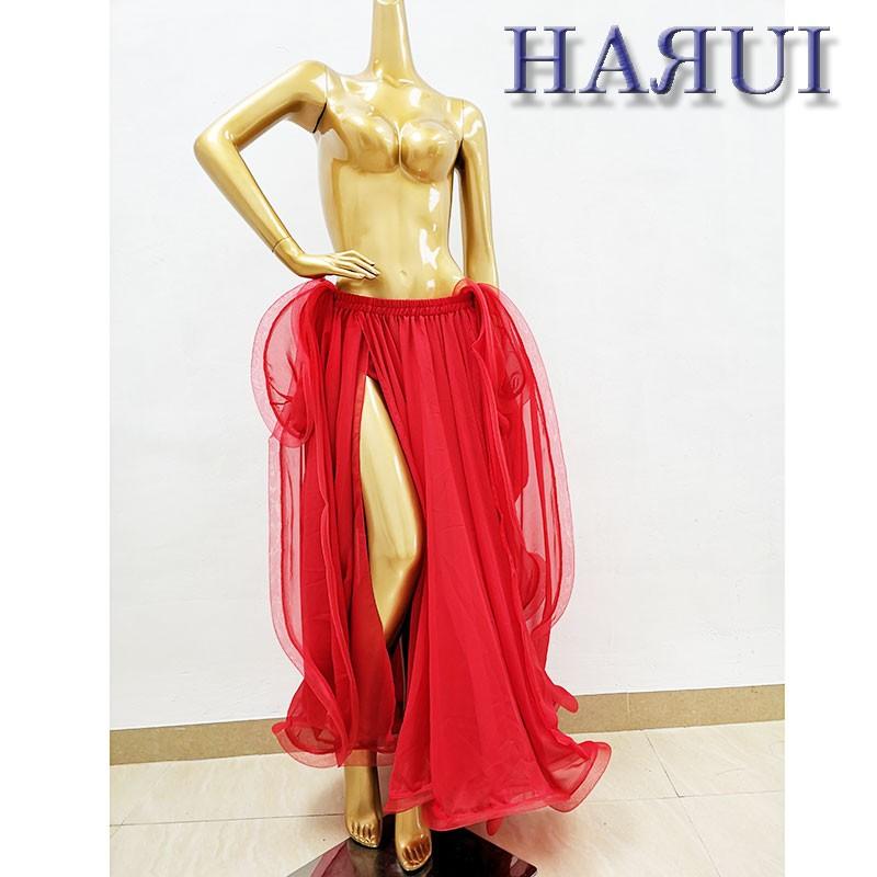 ベリーダンス　スカート　フレア　シフォン　白　ホワイト　スリット　純白 楽天市場】シフォンスカート ベリーダンスの通販