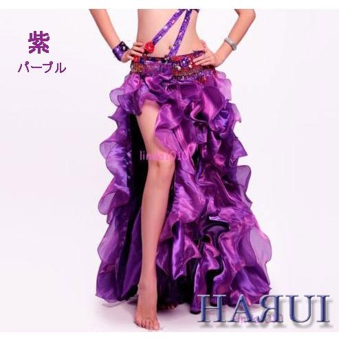 ベリー ダンス 縦フリル 豪華 衣装 スカート 8色 : Costume Shop ベリー ダンス 縦フリル 豪華 衣装 スカート 8色 : Costume Shop
